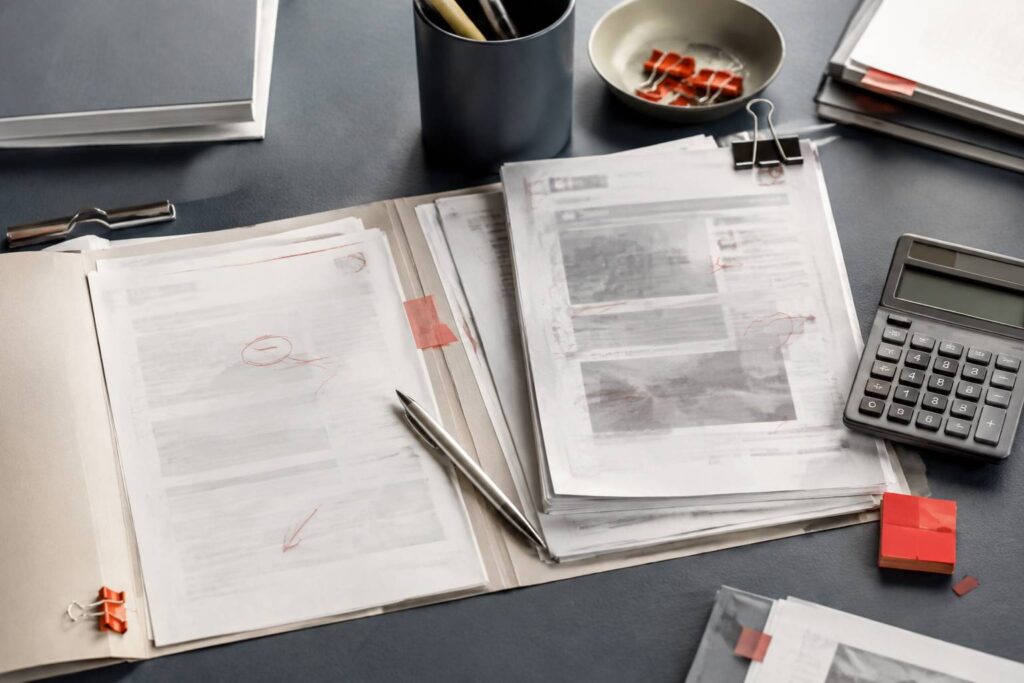 Rapport d'expertise flou dans un dossier de sinistre sur un bureau